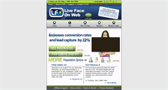 Desktop Screenshot of livefaceonweb.com